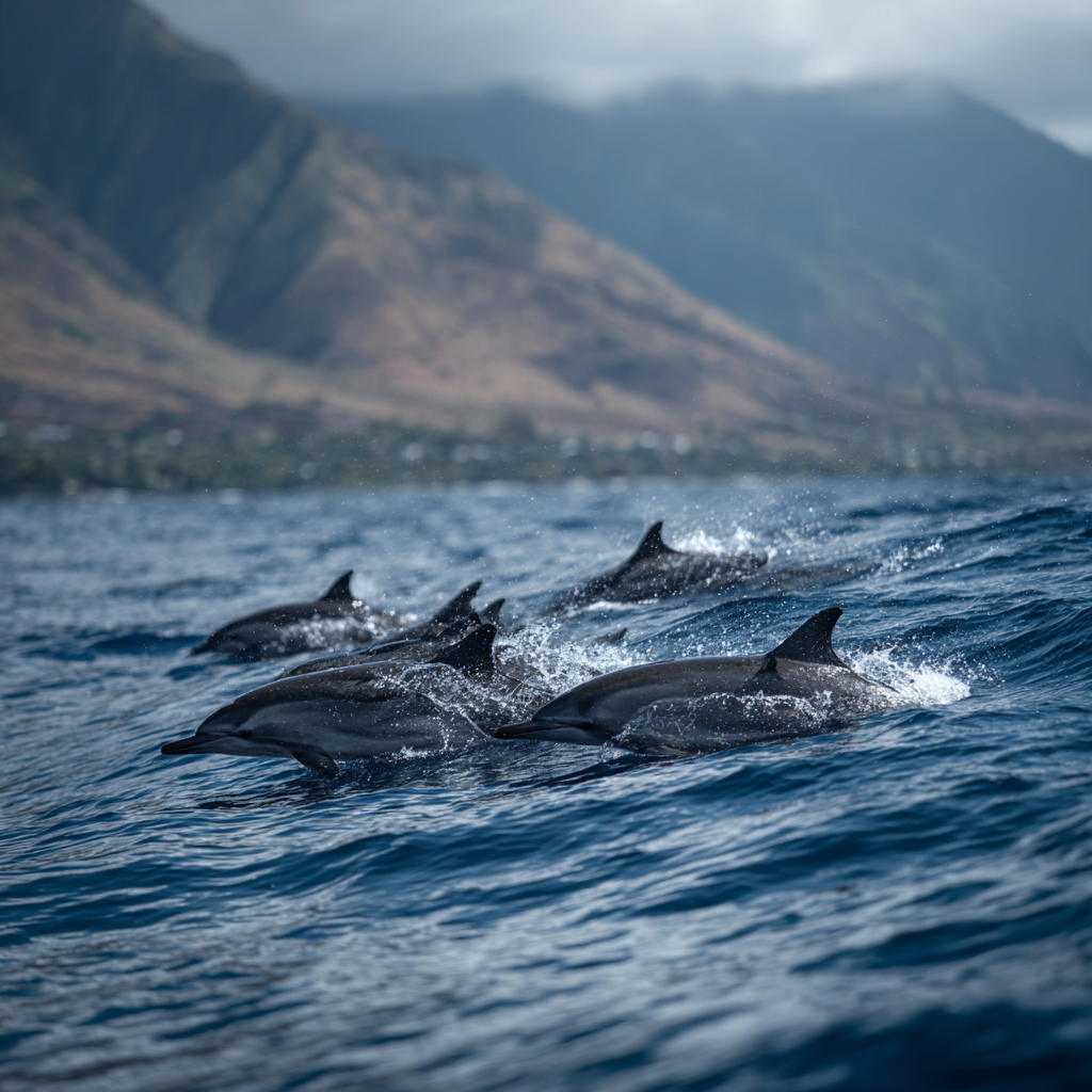 Māui dolphins are often spotted in very shallow water, sometimes just meters from shore—making them particularly vulnerable to coastal fishing activities.