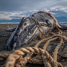 The cost of coexistence—a life lost to entanglement or strike