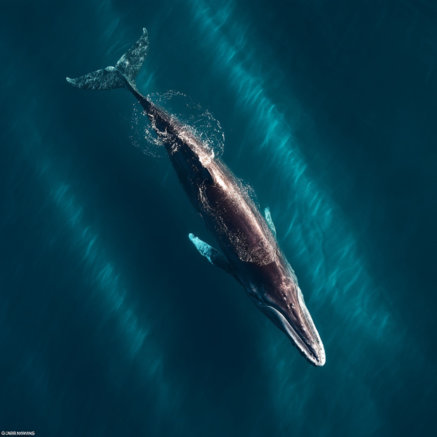 A rare glimpse of the elusive Omura's Whale in tropical waters